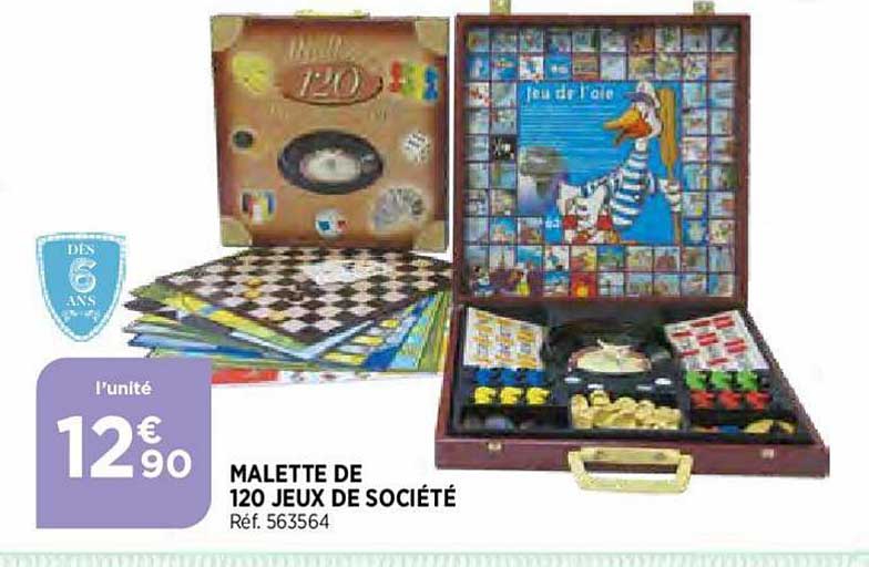 malette de 120 jeux de société