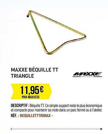 maxxe béquille tt triangle