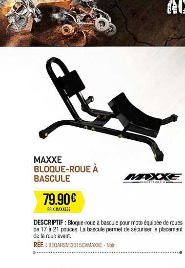 maxxe bloque-roue à bascule