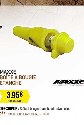 maxxe boîte à bougie étanche