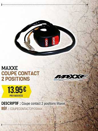 maxxe coupe contact 2 positions