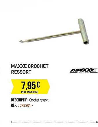 maxxe crochet ressort