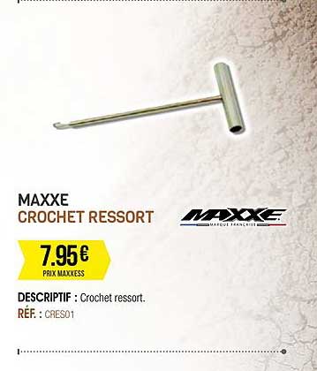 maxxe crochet ressort