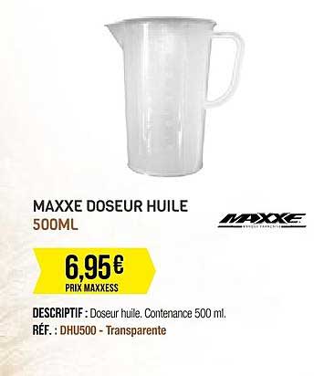 maxxe doseur huile 500ml