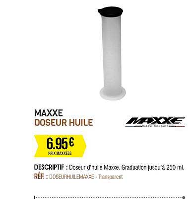 maxxe doseur huile