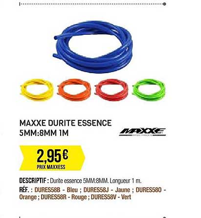 maxxe durite essence 5mm:8mm 1m