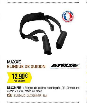maxxe élingue de guidon