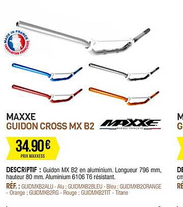 maxxe guidon cross mx b2