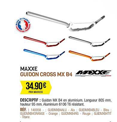 maxxe guidon cross mx b4