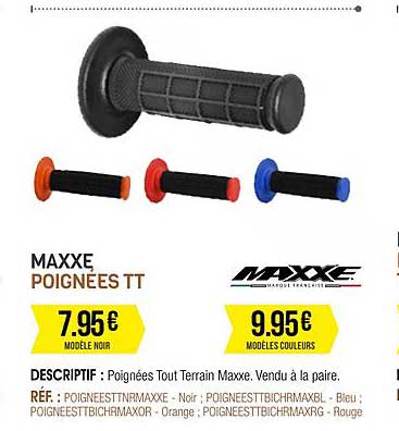 maxxe poignées tt