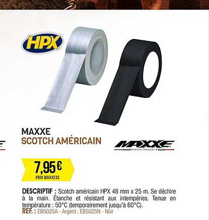 maxxe scotch américain