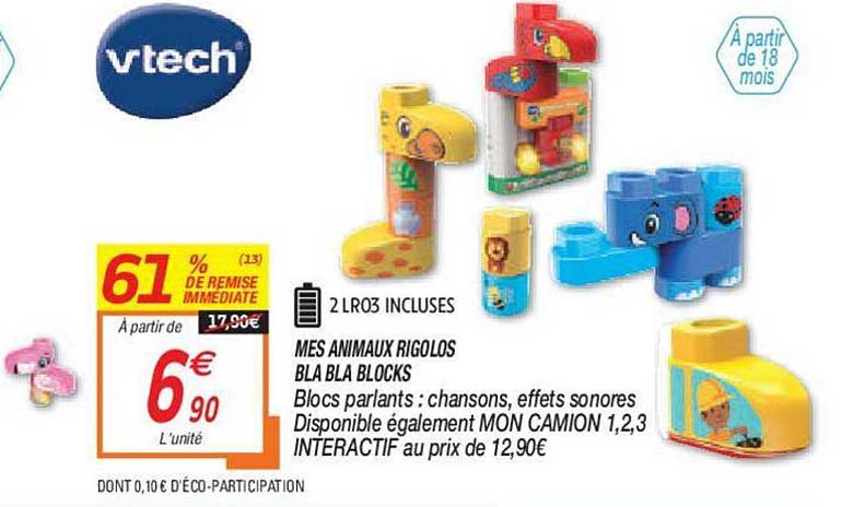 mes animaux rigolos bla bla blocks 61% de remise immédiate