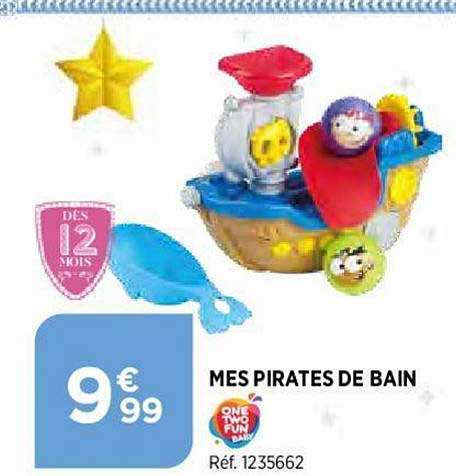 mes pirates de bain one two fun baby
