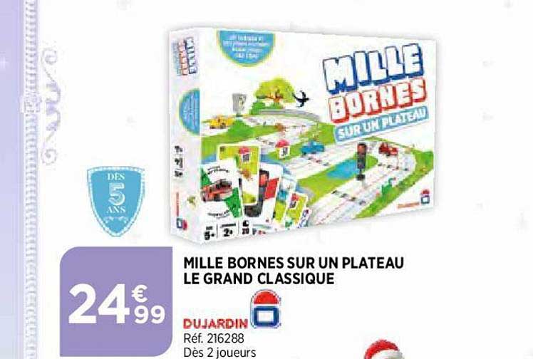mille bornes sur un plateau le grand classique dujardin