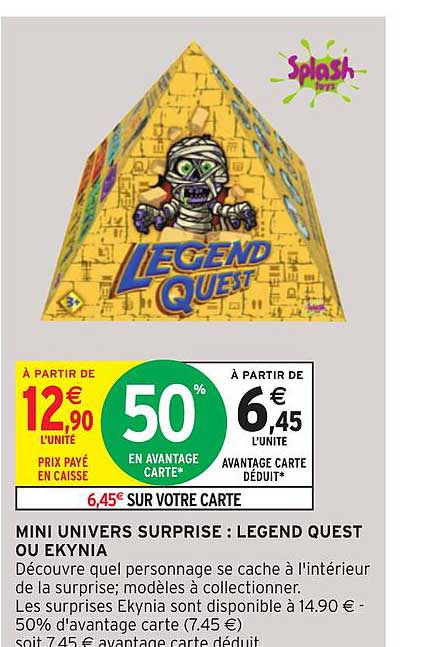 mini univers surprise legend quest ou ekynia