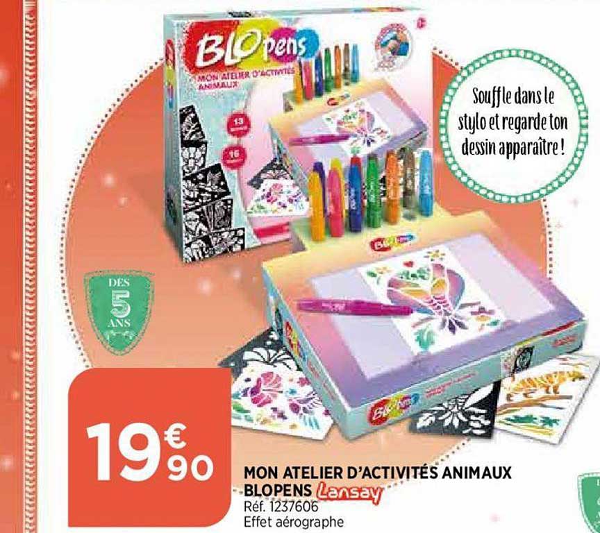 mon atelier d'activités animaux blopens lansay