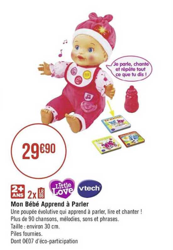 Mon Bébé Apprend à Parler Little Love Vtech
