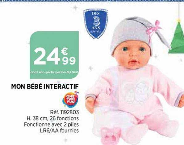 mon bébé interactif one two fun