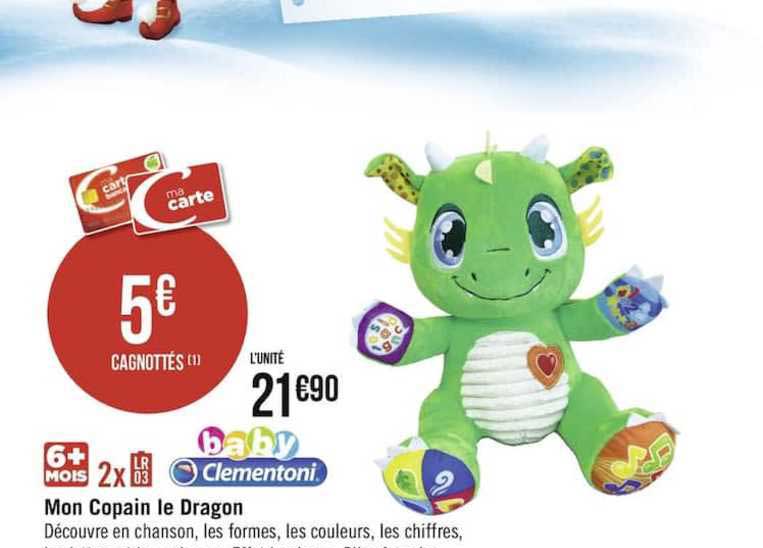 mon copain le dragon baby clementoni