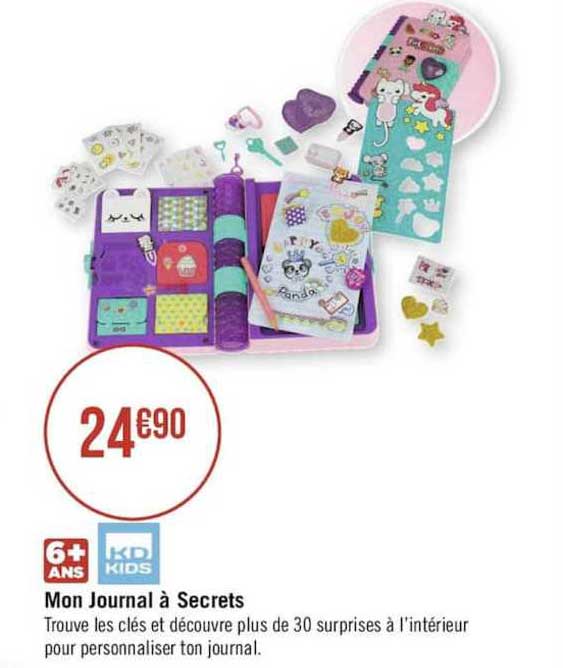 mon journal à secrets