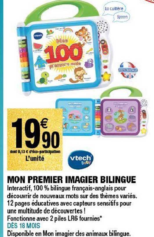 mon premier imagier bilignue vtech