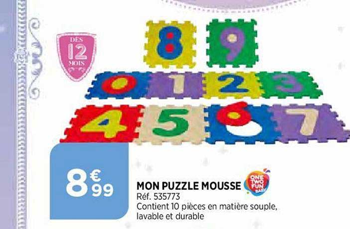 mon puzzle mousse one two fun baby