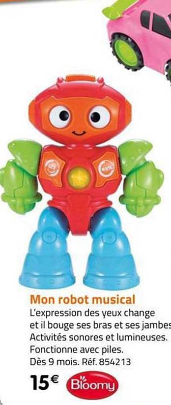 mon robot musical bloomy