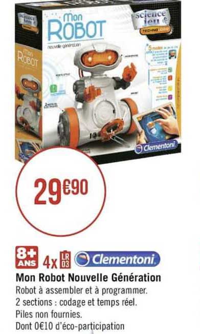 mon robot nouvelle génération clementoni