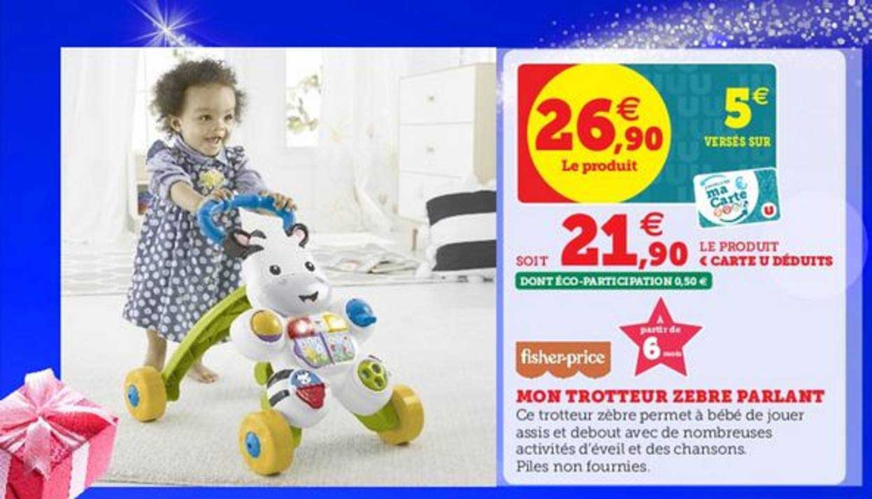 mon trotteur zèbre parlant