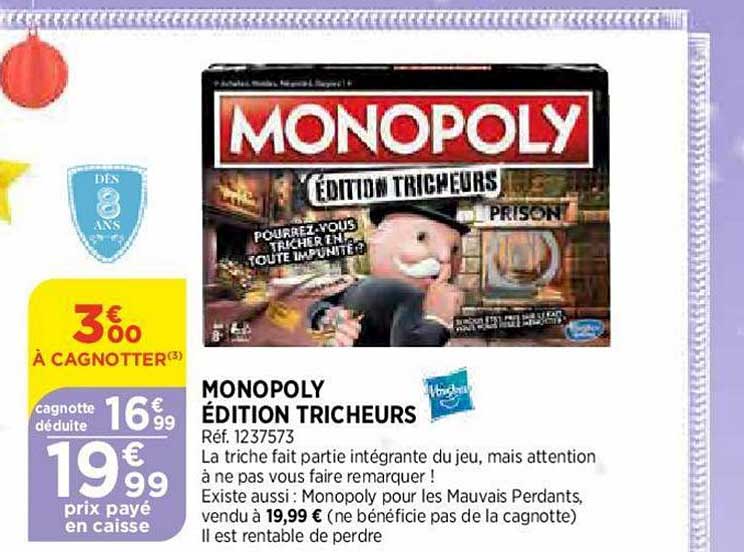 monopoly édition tricheurs