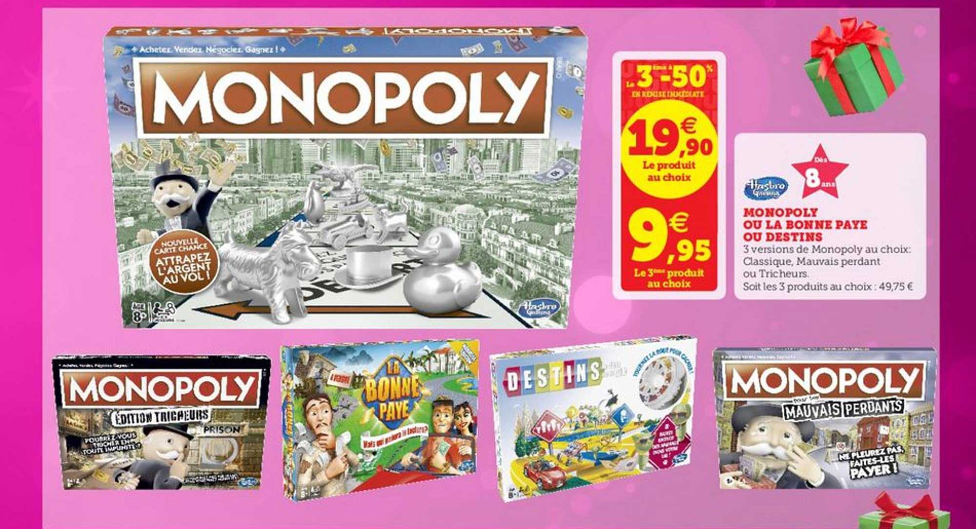 monopoly ou la bonne paye ou destins