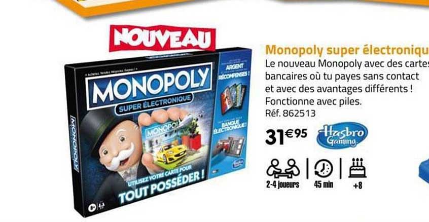 Monopoly Super électronique Hasbro Gaming