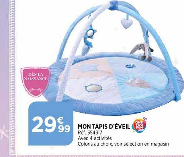 mont tapis déveil one two fun baby