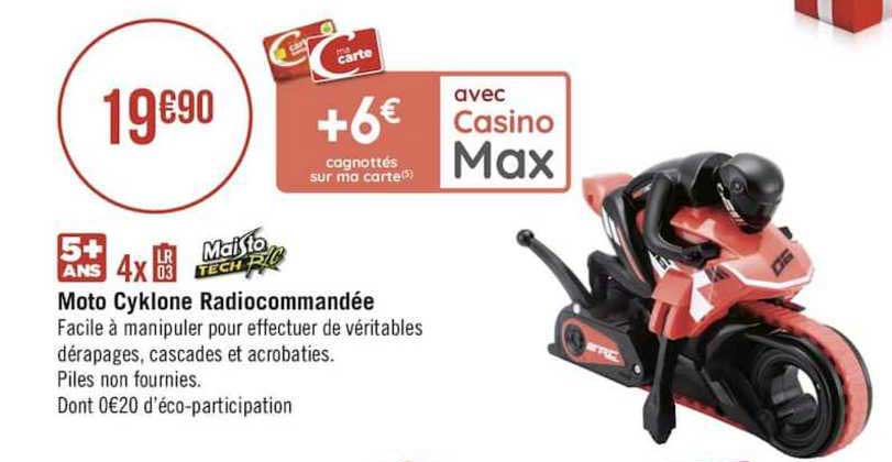 moto cyklone radiocommandée