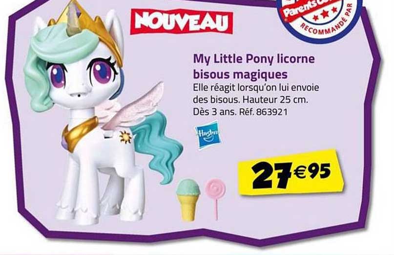my little pony licorne bisous magiques