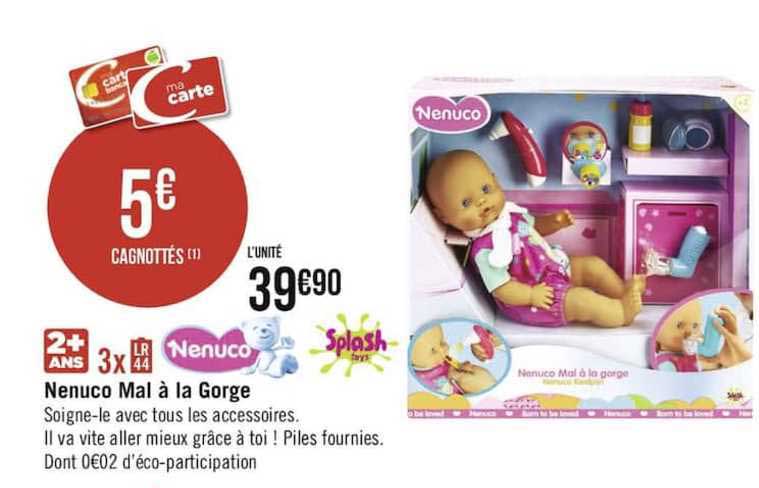 nenuco mal à la gorge