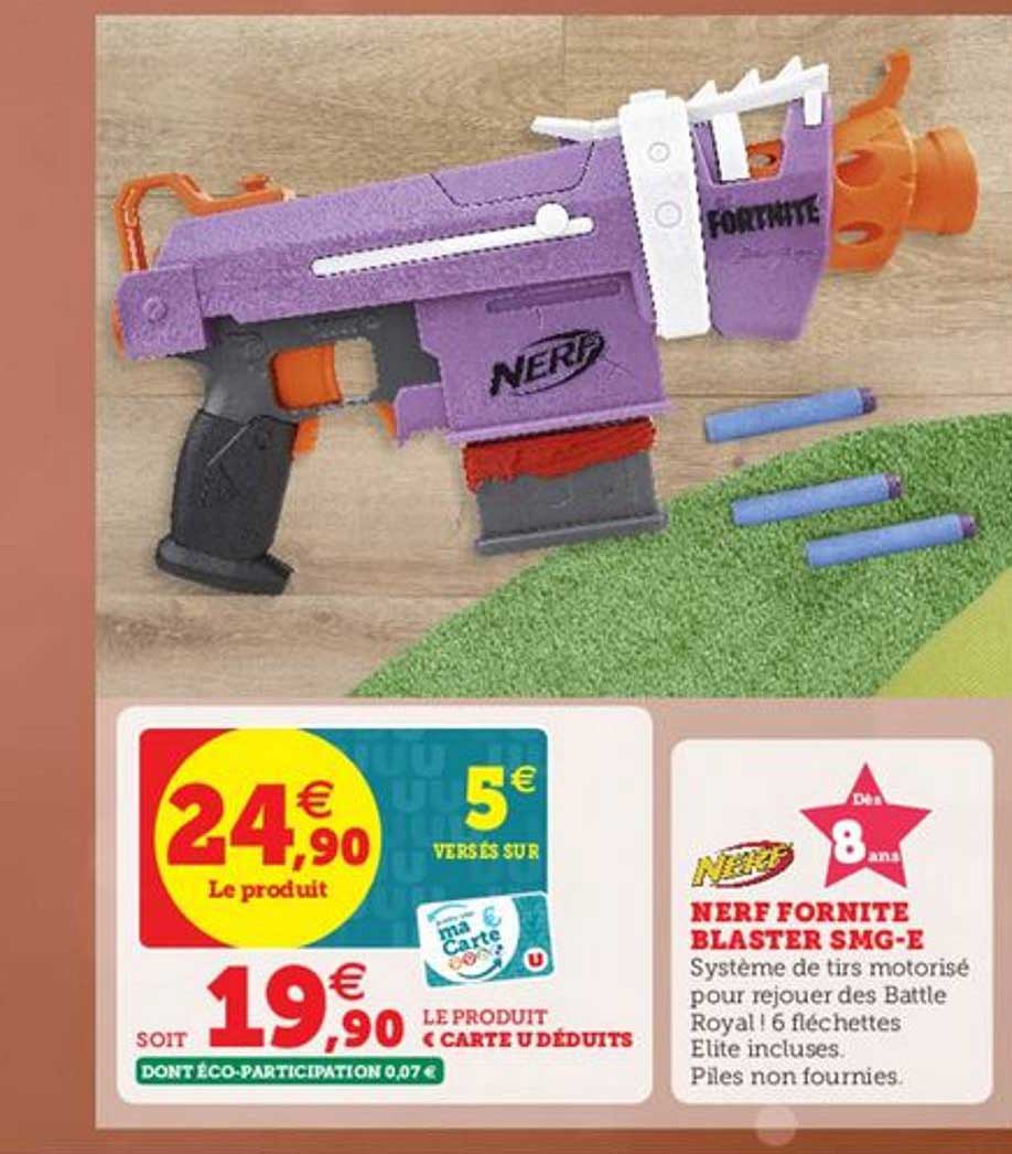 nerf fornite blaster smg - e