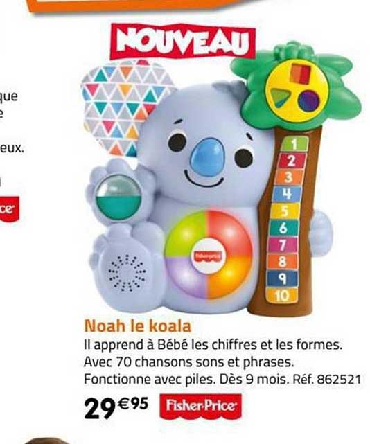 noah le koala fisher price