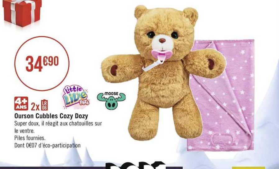 ourson cubbles cozy dozy little live