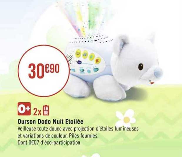 ourson dodo nuit étoilée