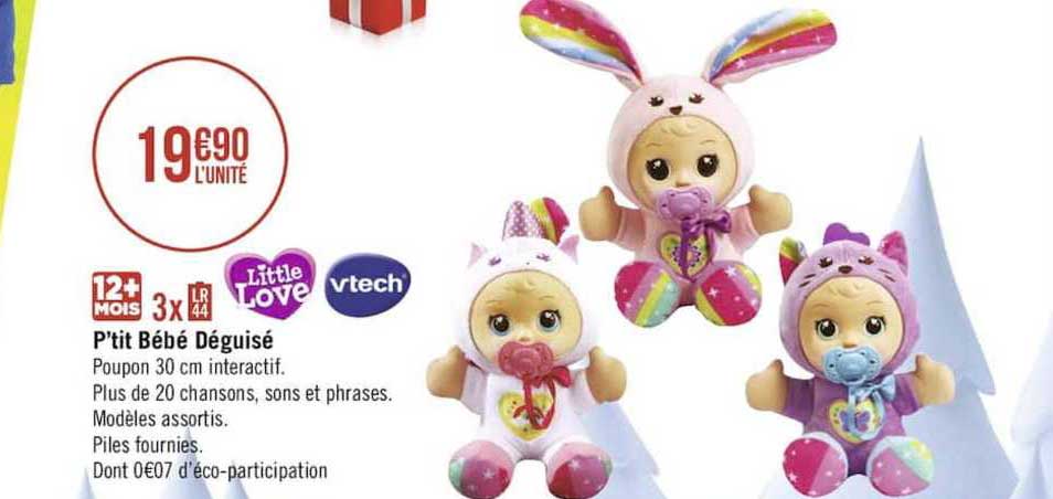 p'tit bébé déguisé little love vtech