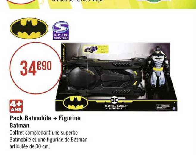pack batmobile + figurine batman