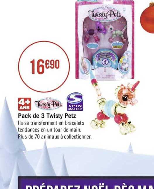 pack de 3 twisty petz