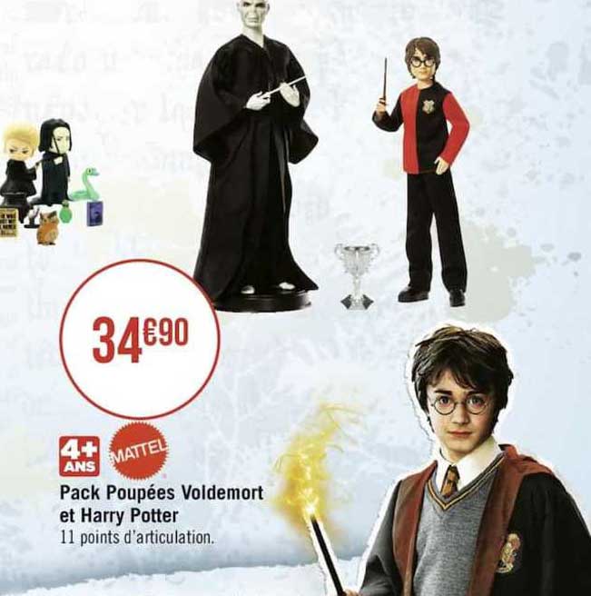 pack poupées voldemort  et harry potter