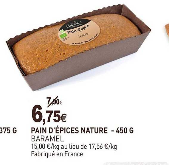 Pain D'épices Nature