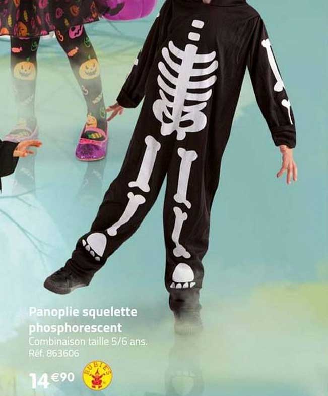 Panoplie Squelette Phosphorescent