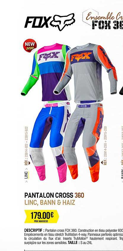 pantalon cross 360 linc, bann & haiz