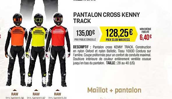 pantalon cross kenny track