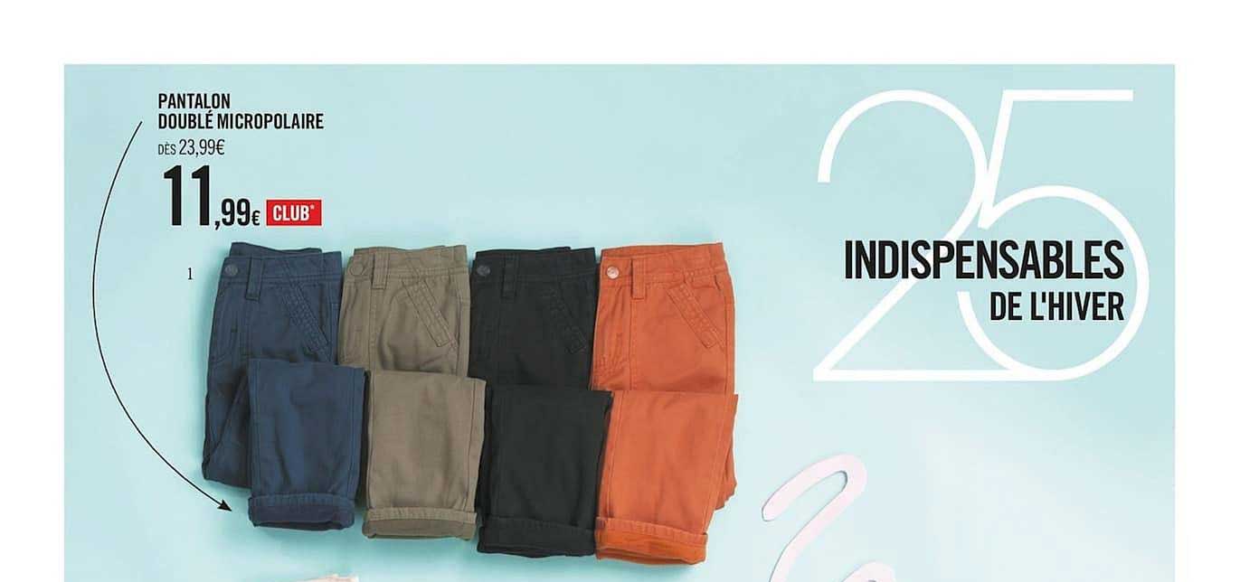 pantalon doublé micropolaire