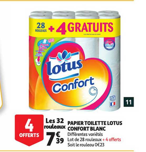 Papier Toilette Okay Confort Blanc